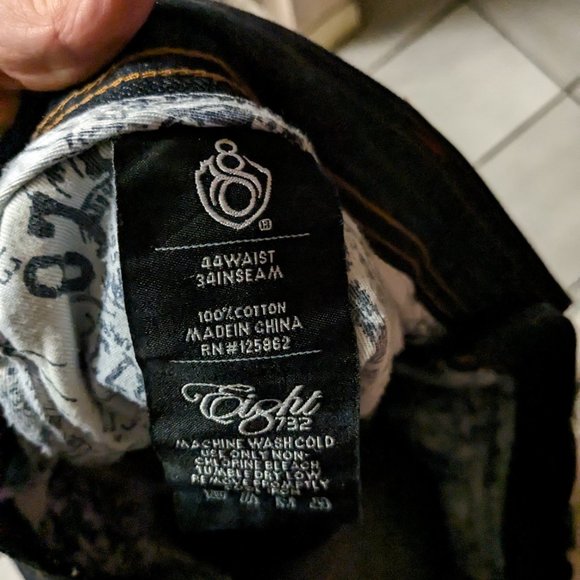 Eight 732 "The Hustling State of Mind 8732" Jeans 44 x 34 - Picture 6 of 6